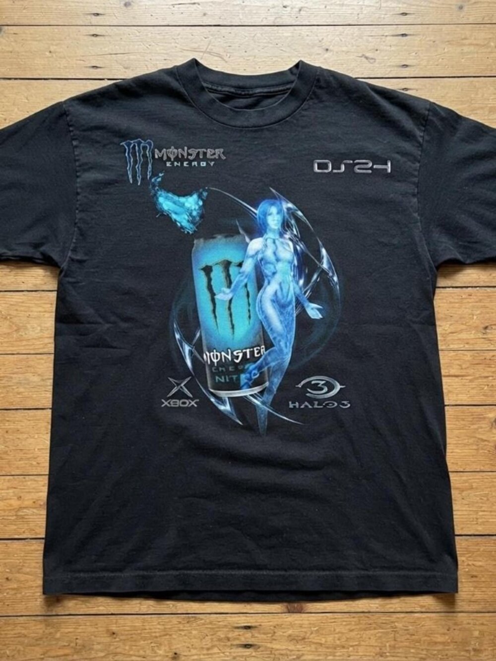 Black Monster Energy Halo T shirt